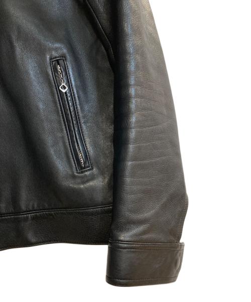 WACKO MARIA（ワコマリア）WACKO MARIA (ワコマリア) シングルライダースジャケット ブラック サイズ:Mの古着・服飾アイテム