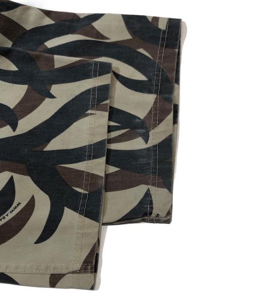 ASAT（アサット）ASAT (アサット) トライバルカモ柄カーゴパンツ グリーン サイズ:Sの古着・服飾アイテム