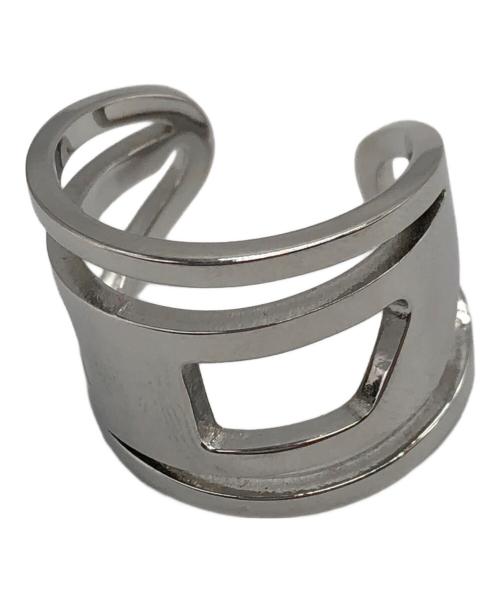 DIESEL（ディーゼル）DIESEL (ディーゼル) ロゴリング シルバー サイズ:19号の古着・服飾アイテム