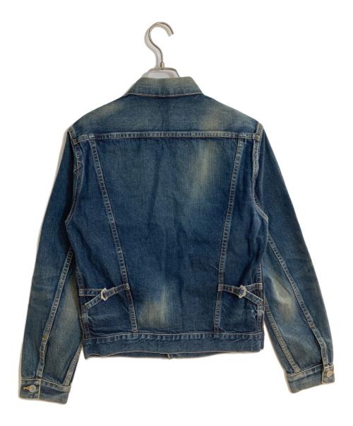 mynt denim（ミントデニム）Mynt Denim (ミントデニム) International Gallery BEAMS (インターナショナルギャラリービームス)) PENNY（Real Used）刺繍デニムジャケット ブルー サイズ:Mの古着・服飾アイテム