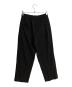 ATON (エイトン) WOOL TROPICAL WIDE EASY PANTS/ウールトロピカルワイドイージーパンツ ブラック サイズ:02：15000円
