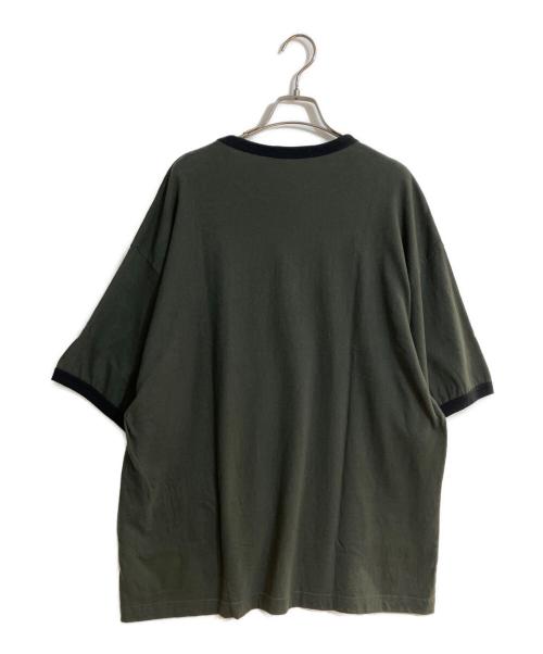 UNDERCOVER（アンダーカバー）UNDERCOVER (アンダーカバー) ラフィー天竺TEE REBELGODS PATCH/レベルゴッズパッチ グリーン サイズ:2の古着・服飾アイテム