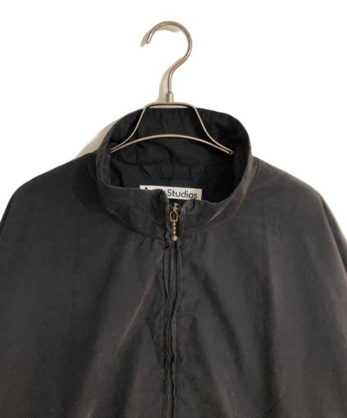 Acne studios（アクネ ストゥディオズ）ACNE STUDIOS (アクネ ストゥディオズ) LOGO ZIPPER JACKET ブラック サイズ:４6の古着・服飾アイテム
