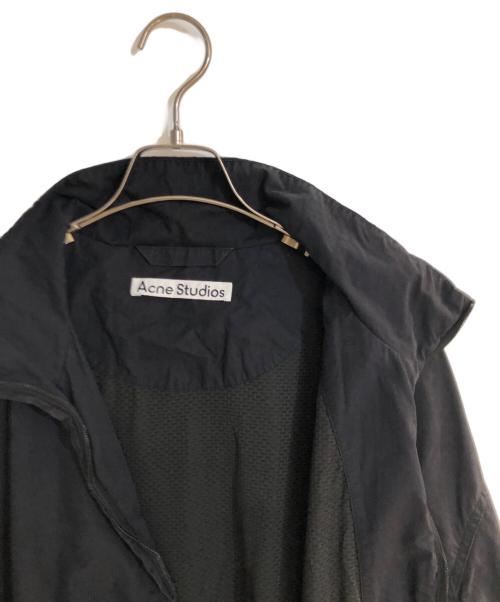 Acne studios（アクネ ストゥディオズ）ACNE STUDIOS (アクネ ストゥディオズ) LOGO ZIPPER JACKET ブラック サイズ:４6の古着・服飾アイテム