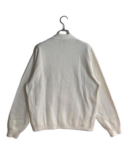 SUPREME（シュプリーム）Supreme (シュプリーム) Crochet Zip Up Cardigan ホワイト サイズ:Mの古着・服飾アイテム