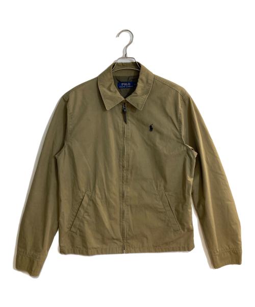 POLO RALPH LAUREN（ポロ・ラルフローレン）POLO RALPH LAUREN (ポロ・ラルフローレン) チンスト付きスイングトップ カーキ サイズ:Mの古着・服飾アイテム