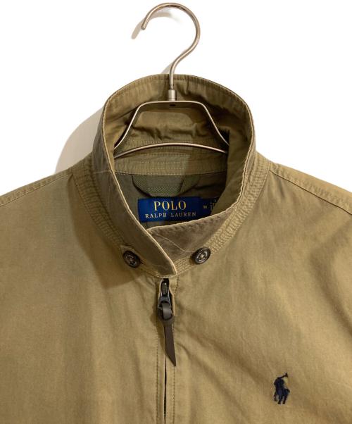 POLO RALPH LAUREN（ポロ・ラルフローレン）POLO RALPH LAUREN (ポロ・ラルフローレン) チンスト付きスイングトップ カーキ サイズ:Mの古着・服飾アイテム