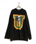 UNDERCOVERアンダーカバー）の古着「BIGSWEAT U FACE SWEAT」｜ブラック