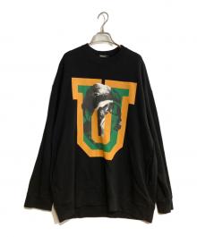 UNDERCOVER（アンダーカバー）の古着「BIGSWEAT U FACE SWEAT」｜ブラック