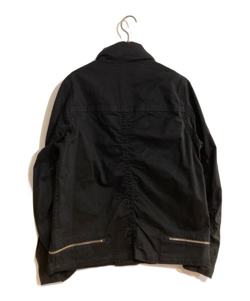 UNDERCOVER（アンダーカバー）UNDERCOVER (アンダーカバー) ジップデザインパッカブルフードジャケット ブラック サイズ:2の古着・服飾アイテム