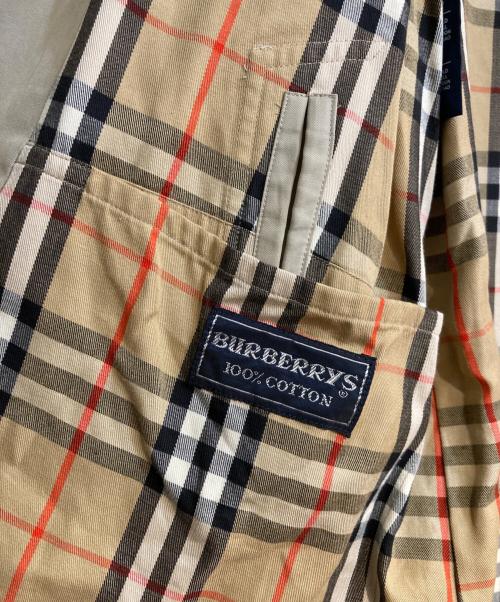 Burberry's（バーバリー）Burberry's (バーバリー) 裏地ノヴァスタンドカラーコート ベージュ サイズ:50の古着・服飾アイテム