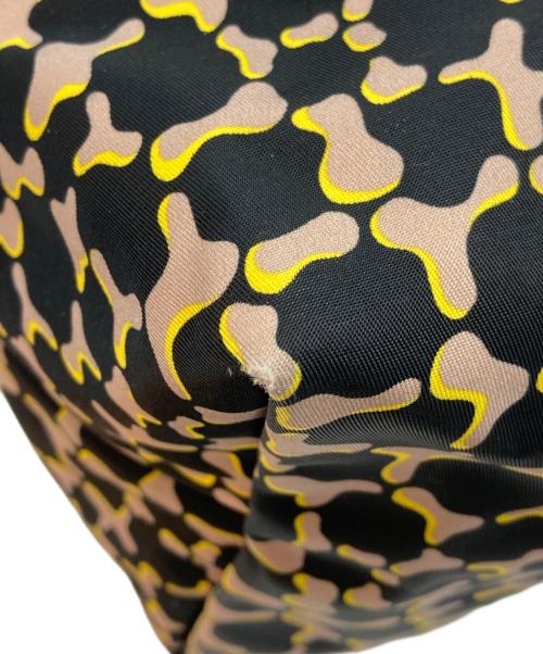 LONGCHAMP（ロンシャン）LONGCHAMP (ロンシャン) 総柄トートバッグ ブラックの古着・服飾アイテム