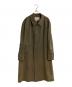 Aquascutum（アクアスキュータム）の古着「ウールステンカラーコート」｜オリーブ