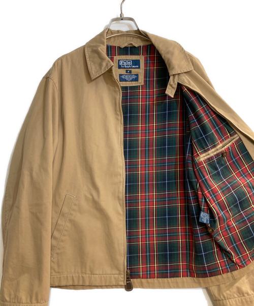 POLO RALPH LAUREN（ポロ・ラルフローレン）POLO RALPH LAUREN (ポロ・ラルフローレン) チンスト付き裏地チェックスイングトップ ベージュ サイズ:Sの古着・服飾アイテム