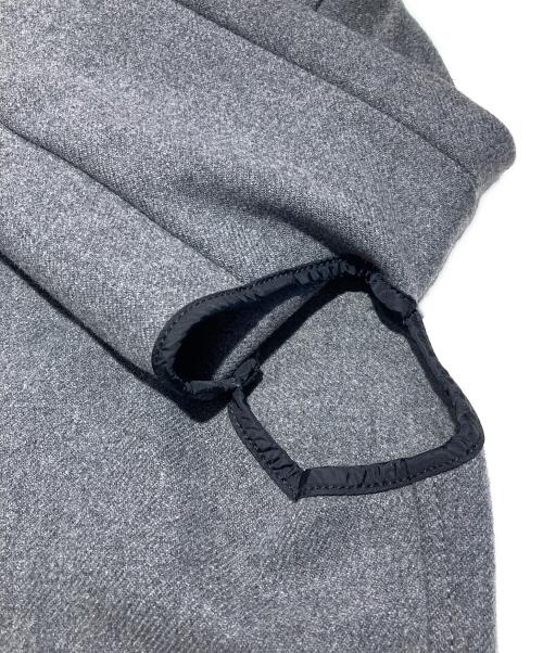 PRADA SPORTS（プラダスポーツ）PRADA SPORTS (プラダスポーツ) ナイロンパイピングウール混スイングトップ グレー サイズ:Sの古着・服飾アイテム