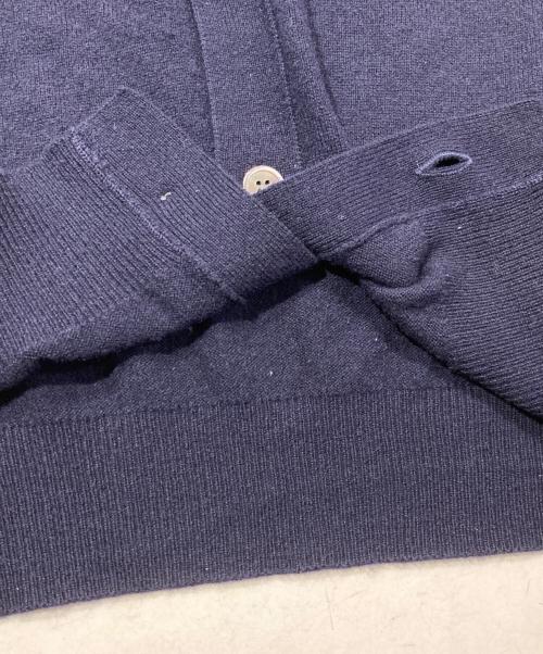 PLAY COMME des GARCONS（プレイコムデギャルソン）PLAY COMME des GARCONS (プレイコムデギャルソン) ハートワッペンウールカーディガン ネイビー サイズ:Sの古着・服飾アイテム