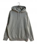 NIKE×SUPREMEナイキ×シュプリーム）の古着「Hooded Sweatshirt/フーディスウェット」｜グレー