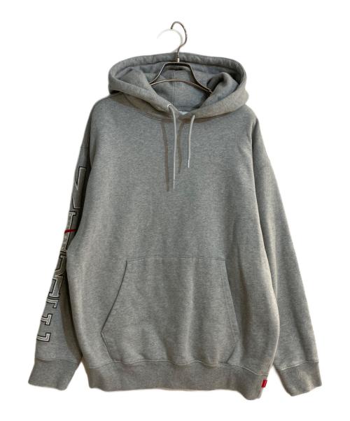 NIKE（ナイキ）NIKE (ナイキ) SUPREME (シュプリーム) Hooded Sweatshirt/フーディスウェット グレー サイズ:Sの古着・服飾アイテム