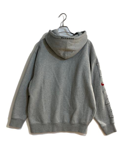 NIKE（ナイキ）NIKE (ナイキ) SUPREME (シュプリーム) Hooded Sweatshirt/フーディスウェット グレー サイズ:Sの古着・服飾アイテム