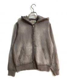 BEAMS×FUTURE ARCHIVE（ビームス×フューチャー アーカイブ）の古着「24SS インサイドアウトジップパーカー」｜ブラウン