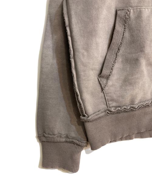 BEAMS（ビームス）BEAMS (ビームス) FUTURE ARCHIVE (フューチャー アーカイブ) 24SS インサイドアウトジップパーカー ブラウン サイズ:Sの古着・服飾アイテム