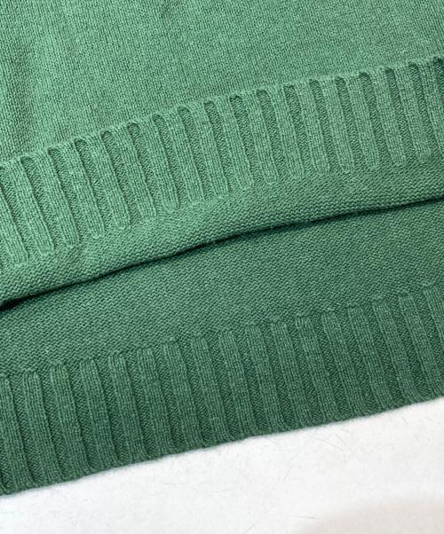 stussy（ステューシー）stussy (ステューシー) COLORBLOCKED RAGLAN KNIT CREW/カラーブロックドラグランニットクルー グリーン サイズ:Sの古着・服飾アイテム