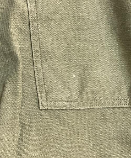 US ARMY（ユーエスアーミー）US ARMY (ユーエスアーミー) GLENN BERRY社 バックサテンベイカーパンツ グリーン サイズ:W32の古着・服飾アイテム