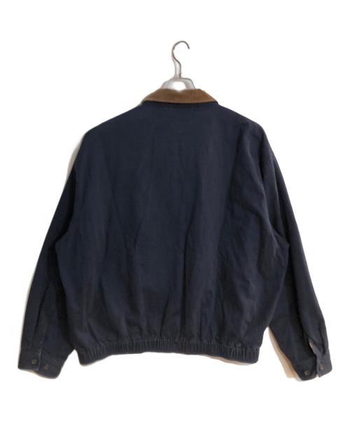 POLO RALPH LAUREN（ポロ・ラルフローレン）POLO RALPH LAUREN (ポロ・ラルフローレン) 襟コーデュロイスイングトップ ネイビー サイズ:XXLの古着・服飾アイテム