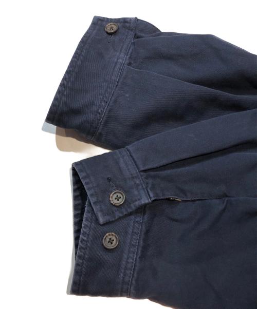 POLO RALPH LAUREN（ポロ・ラルフローレン）POLO RALPH LAUREN (ポロ・ラルフローレン) 襟コーデュロイスイングトップ ネイビー サイズ:XXLの古着・服飾アイテム