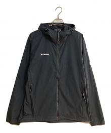 MAMMUT（マムート）の古着「グラナイト ソフトシェル フーデッド ジャケット アジアンフィット」｜ブラック