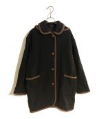 Burberry'sバーバリーズ）の古着「ウールフーデッドコート」｜ブラック