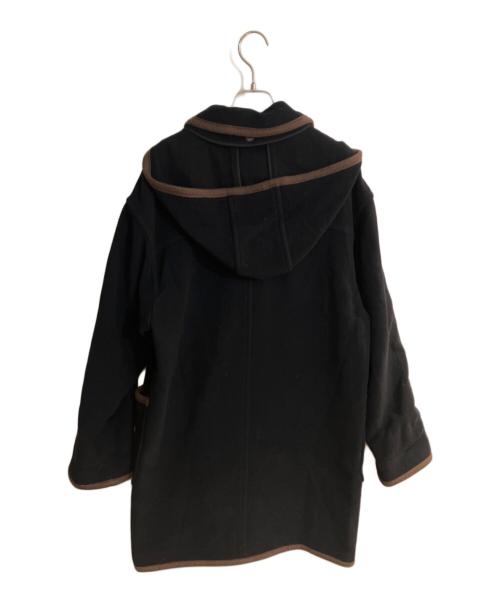 Burberry's（バーバリーズ）Burberry's (バーバリーズ) ウールフーデッドコート ブラック サイズ:9の古着・服飾アイテム
