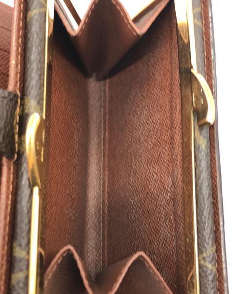 LOUIS VUITTON（ルイ ヴィトン）LOUIS VUITTON (ルイ ヴィトン) がま口財布 ブラウンの古着・服飾アイテム