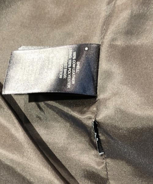 COACH（コーチ）COACH (コーチ) シングルレザーライダースジャケット ブラウン サイズ:Mの古着・服飾アイテム