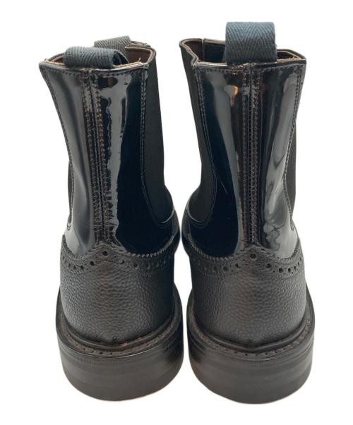 Tricker's（トリッカーズ）Tricker's (トリッカーズ) HENRY ウイングチップサイドゴアブーツ ブラック サイズ:SIZE 8 1/2の古着・服飾アイテム