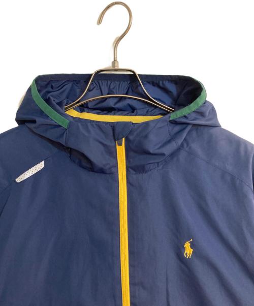 POLO RALPH LAUREN（ポロ・ラルフローレン）POLO RALPH LAUREN (ポロ・ラルフローレン) マルチカラーシェルジャケット ネイビー サイズ:Ｌの古着・服飾アイテム