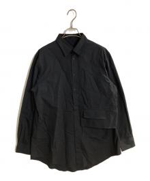 Y-3（ワイスリー）の古着「ルーズフィットロングスリーブシャツ」｜ブラック