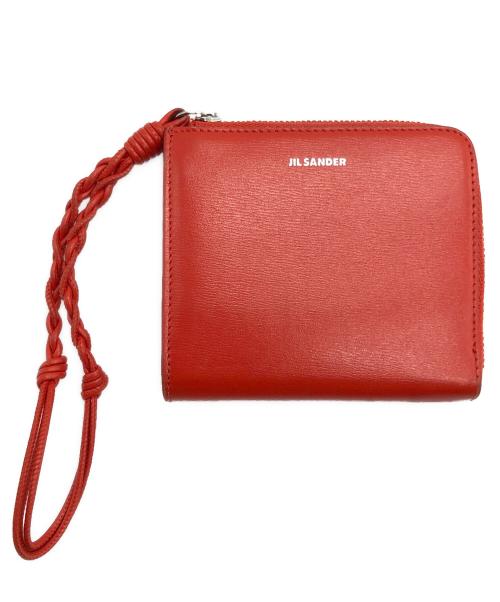JIL SANDER（ジルサンダー）JIL SANDER (ジルサンダー) TANGLE カードホルダー オレンジの古着・服飾アイテム