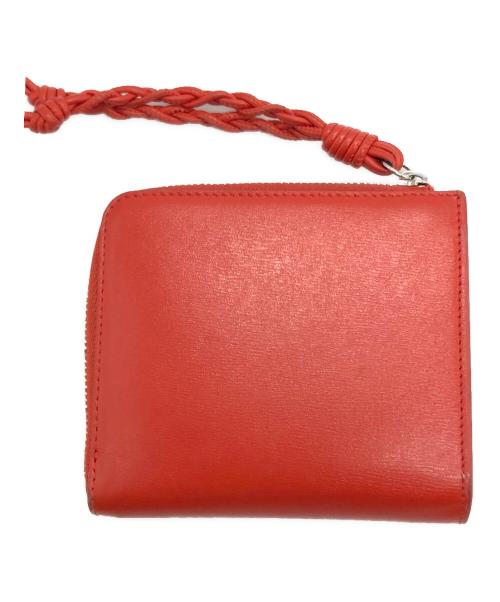 JIL SANDER（ジルサンダー）JIL SANDER (ジルサンダー) TANGLE カードホルダー オレンジの古着・服飾アイテム