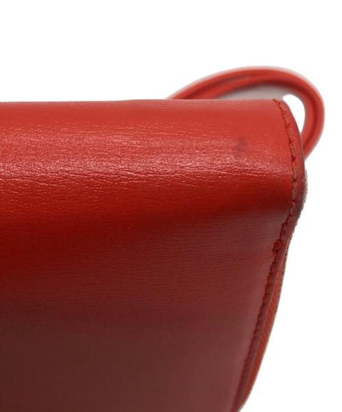 JIL SANDER（ジルサンダー）JIL SANDER (ジルサンダー) TANGLE カードホルダー オレンジの古着・服飾アイテム