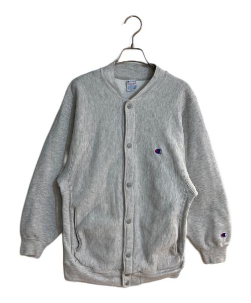 Champion（チャンピオン）Champion (チャンピオン) リバースウィーブスウェットスナップカーディガン グレー サイズ:Mの古着・服飾アイテム