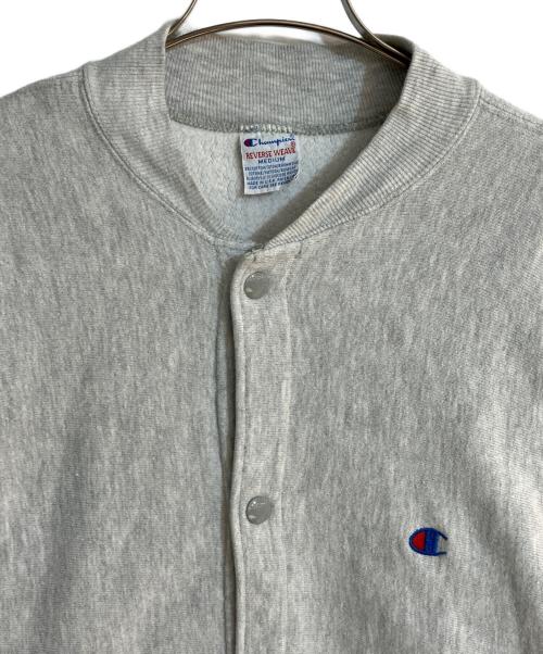 Champion（チャンピオン）Champion (チャンピオン) リバースウィーブスウェットスナップカーディガン グレー サイズ:Mの古着・服飾アイテム