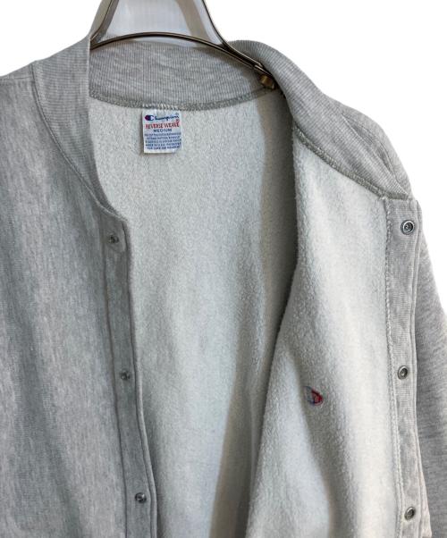 Champion（チャンピオン）Champion (チャンピオン) リバースウィーブスウェットスナップカーディガン グレー サイズ:Mの古着・服飾アイテム