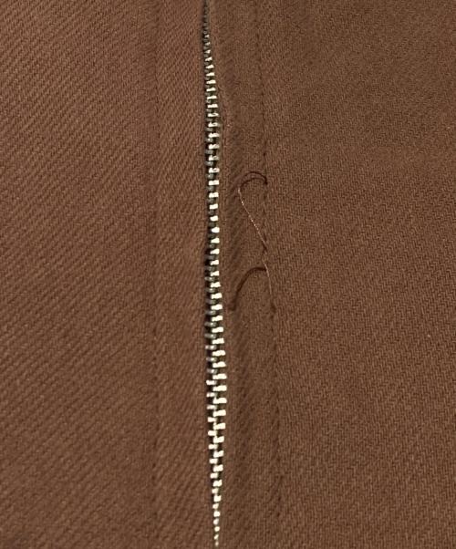 HOUSTON（ヒューストン）HOUSTON (ヒューストン) コットンリネンベトナムジャケット ブラウン サイズ:Mの古着・服飾アイテム