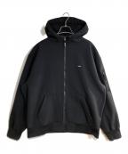 SUPREMEシュプリーム）の古着「WINDSTOPPER Zip Up Hooded Sweatshirt」｜ブラック