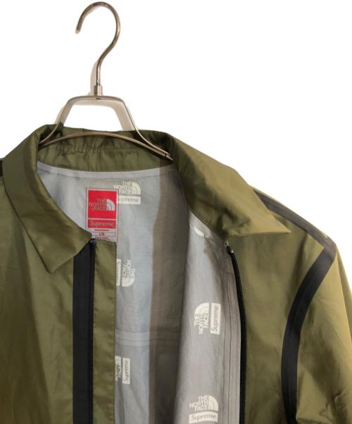 SUPREME（シュプリーム）Supreme (シュプリーム) THE NORTH FACE (ザ ノース フェイス) TAPE SEAM COACHES JACKET グリーン サイズ:Ｌの古着・服飾アイテム