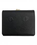 大関の文庫革オオゼキノブンコガワ）の古着「3つ折り財布」｜ブラック