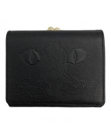 大関の文庫革（オオゼキノブンコガワ）の古着「3つ折り財布」｜ブラック