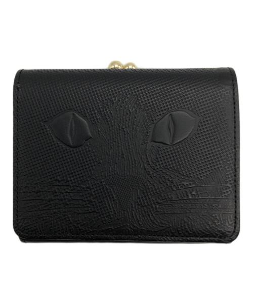 大関の文庫革（オオゼキノブンコガワ）大関の文庫革 (オオゼキノブンコガワ) 3つ折り財布 ブラック 未使用品の古着・服飾アイテム