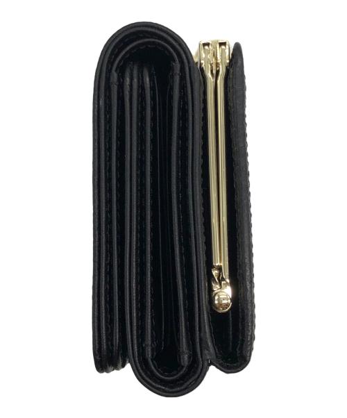 大関の文庫革（オオゼキノブンコガワ）大関の文庫革 (オオゼキノブンコガワ) 3つ折り財布 ブラック 未使用品の古着・服飾アイテム